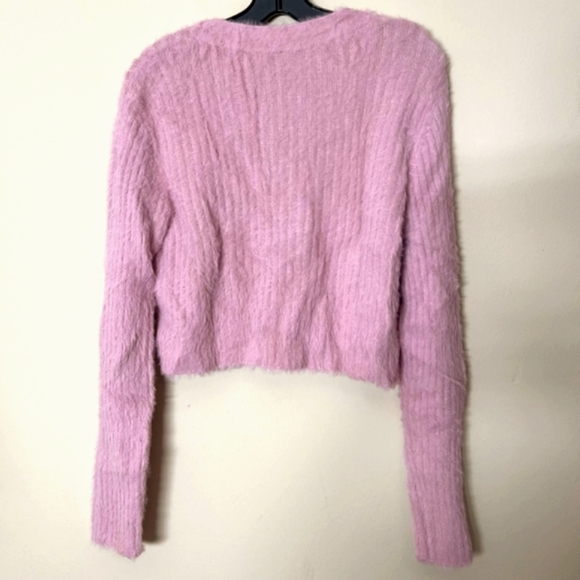 COTTON CANDY LA Crop Cardigan, size L - Picture 7 of 7